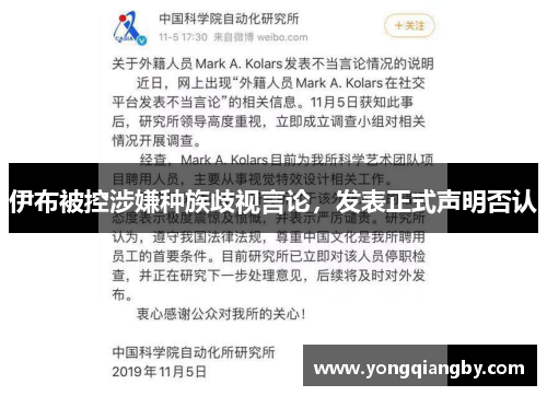 伊布被控涉嫌种族歧视言论，发表正式声明否认